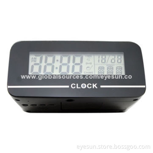 Hidden Camera Clock, You Can Watch Video Via Mobile Phone Wi-Fi/Computer, Supports Micro SD Card